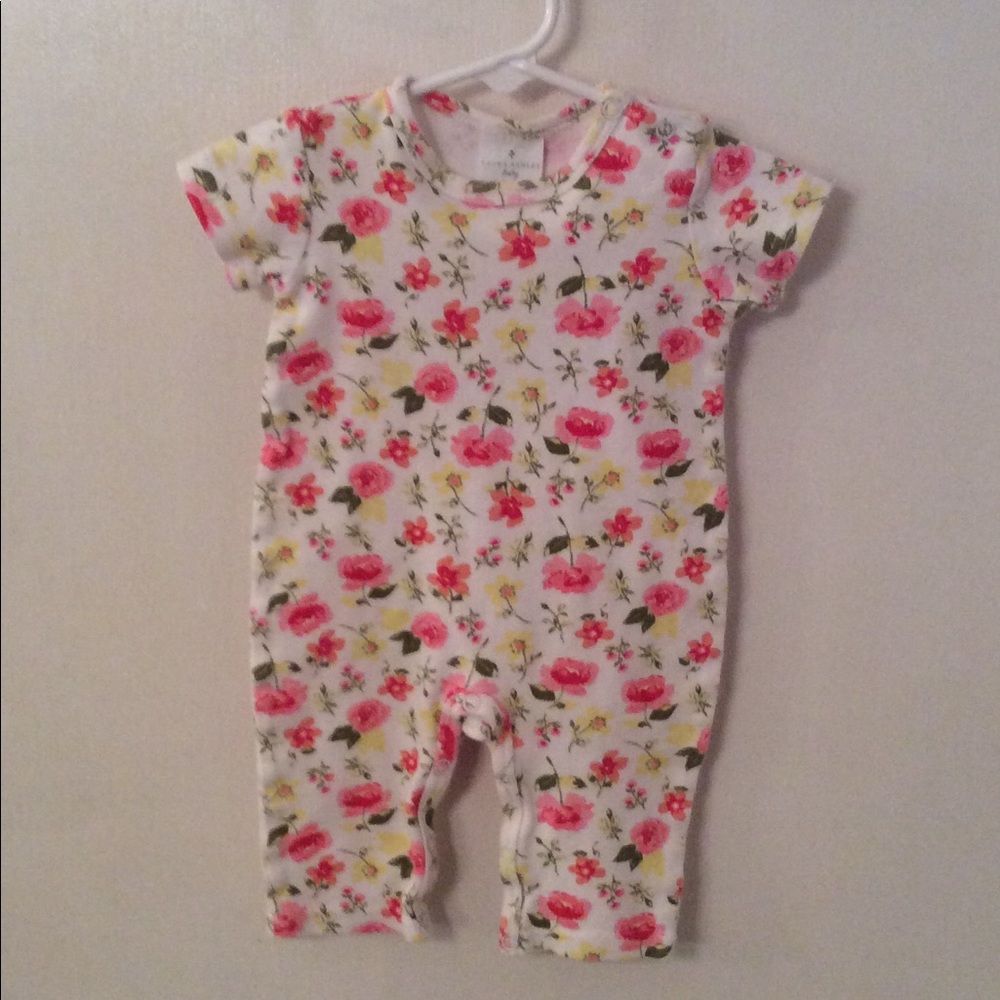 Laura Ashley baby onesie. Size 3-6M